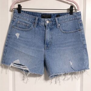 Lucky Brand Women's Distressed Light Blue Jean Shorts